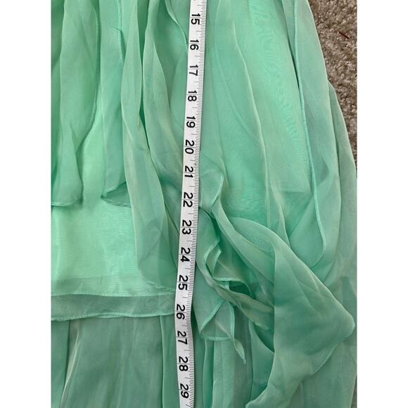 Sherri Hill Sadie Robertson Rhinestone Beaded Strapless High Low Flowy Dress - Picture 10 of 11